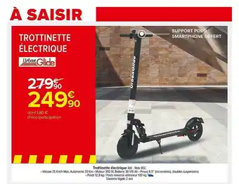 Carrefour Market Trottinette électrique Urban Glide offre
