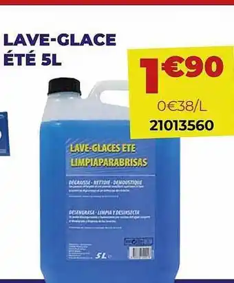Carter-Cash Lave-glace été 5l offre