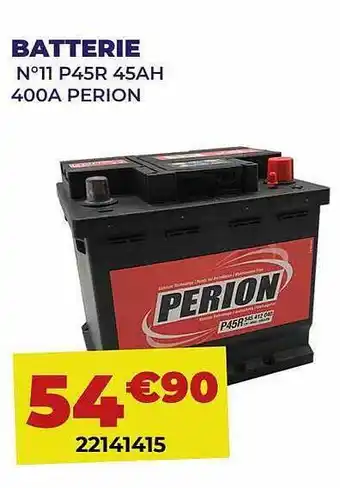 Carter-Cash Batterie Perion offre