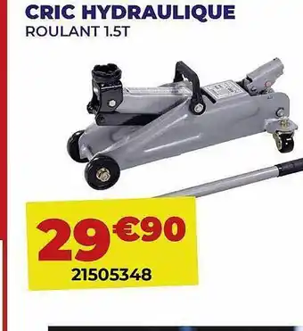 Carter-Cash Cric Hydraulique offre