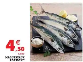 Hyper U Maquereaux Portion offre