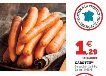 Hyper U Carotte offre