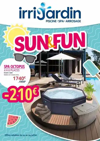 Irrijardin Spa Octopus 4 à 6 Places offre