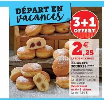 Super U Beignets Fourrés offre