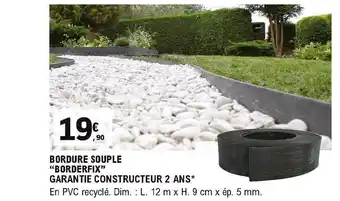 E.Leclerc Brico Bordure Souple Bordefix offre