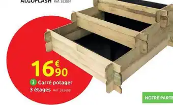 Mr Bricolage Carré Potager 3 étages offre
