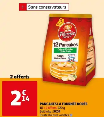 Auchan La fournée dorée pancakes offre