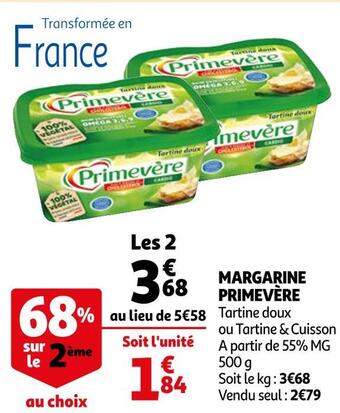 Primevère margarine