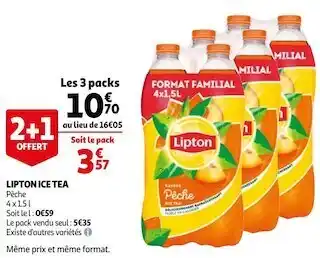 Auchan Lipton lipton ice tea offre