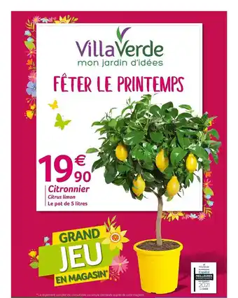 VillaVerde Citronnier offre