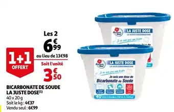 Auchan Maison net bicarbonate de soude la juste dose offre