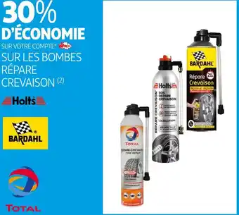 Holts / total / bardahl bon plan sur les bombes répare crevaison des marques holts/total/bardahl