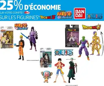 Naruto / bandai bon pan sur les figurines naruto/bandai