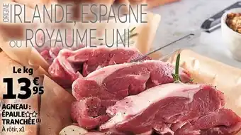 Auchan Agneau : épaule tranchée offre