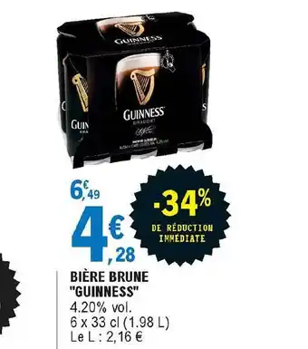 E.Leclerc Express Bière Brune offre