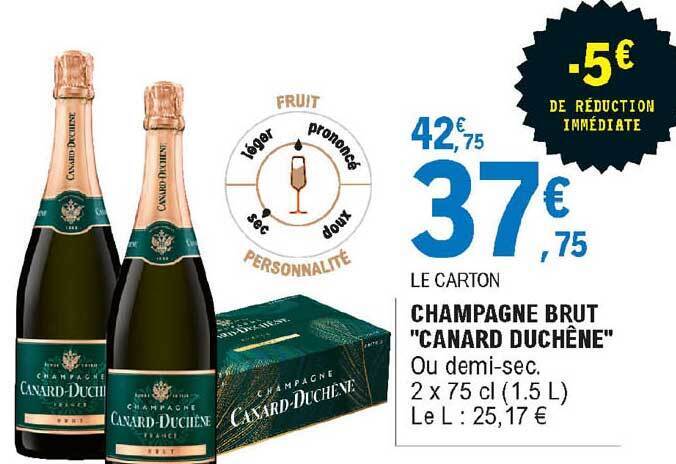 Promo Champagne Brut chez E.Leclerc Express