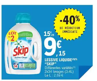 E.Leclerc Express Lessive Liquide offre