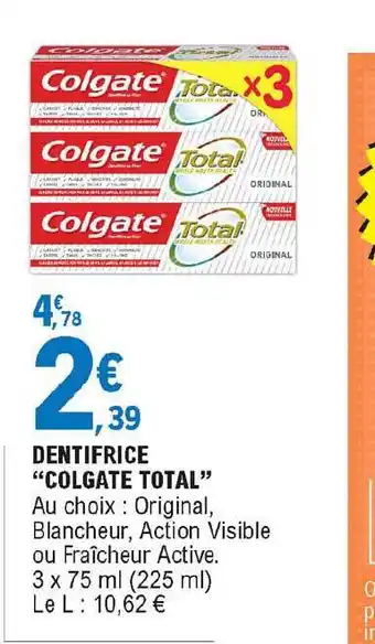 E.Leclerc Express Dentifrice offre