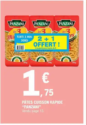 E.Leclerc Express Pâtes Cuisson Rapide offre