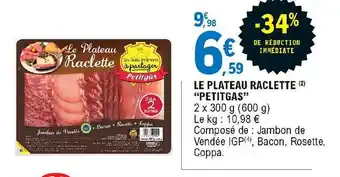 E.Leclerc Express Le Plateau Raclette offre