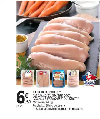 E.Leclerc Express 6 Filets De Poulet offre