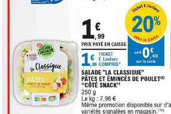 E.Leclerc Express Salade offre