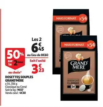 Dosettes Souples Grand'mère