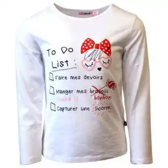 Tee-shirt manches longues avec animation 3/6 ans