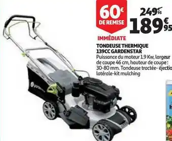 Tondeuse Thermique 139cc Gardenstar