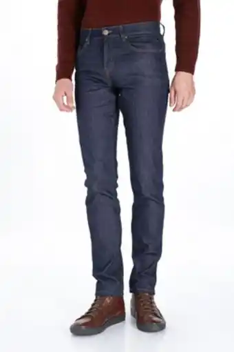 Jean slim brut - bleu foncé