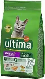CROQUETTES POUR CHAT STÉRILISÉ ADULT SAUMON/ORGE/ CÉRÉALES COMPLÈTES