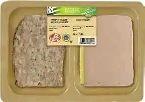 Spar DUO TERRINE DE CAMPAGNE LABEL ROUGE ET MOUSSE DE CANARD offre