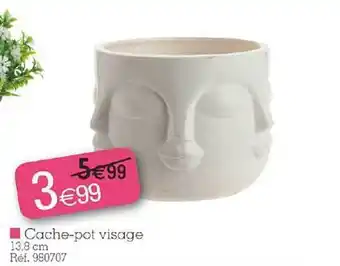 Cache-pot Visage