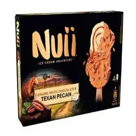 Auchan BÂTONNETS GLACÉS BLONDE CHOCOLATE TEXAN offre