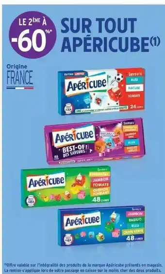 Intermarché Hyper Tout Apéricube offre