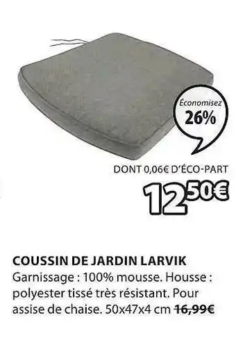 JYSK Coussin De Jardin Larvik offre