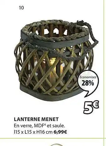 JYSK Lanterne Menet offre