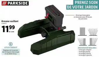 Lidl Arroseur Oscillant Parkside offre