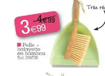 Kandy Pelle + Balayette En Bambou offre