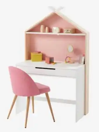Vertbaudet Bureau enfant fond réversible bleu ou rose ligne tipili -... offre