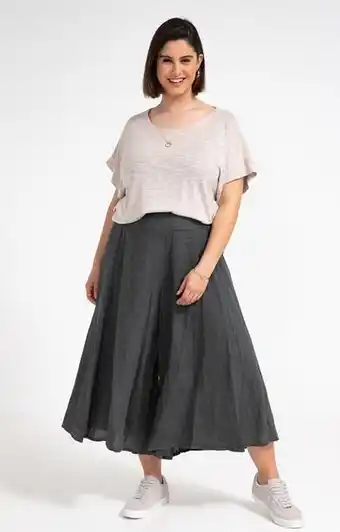 Jupe culotte en lin