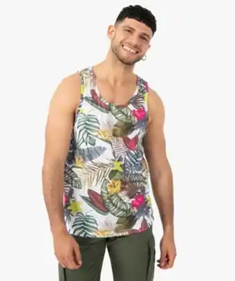 Gémo Débardeur homme à motifs fleuris vue1 - gemo (homme) - gemo offre