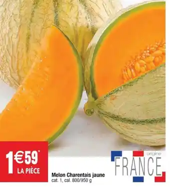 Cora x Carrefour Melon charentais jaune offre