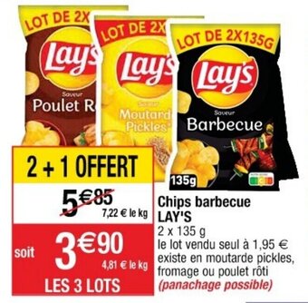 Cora x Carrefour LAY'S chips barbecue offre