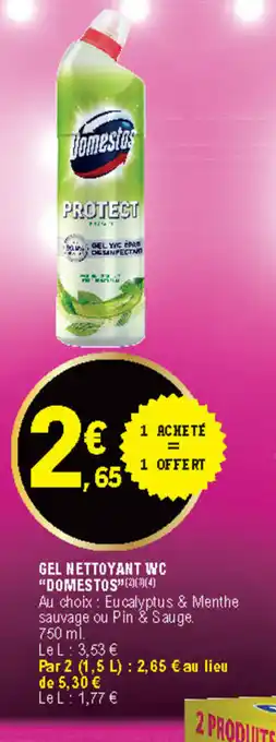E.Leclerc Gel nettoyant WC offre