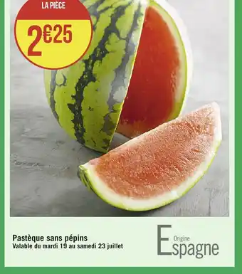 Pastèque sans pépins