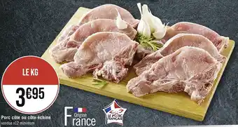 Casino Supermarchés Porc côe ou côte échine offre