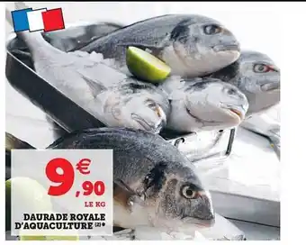 Super U Daurade Royale D'aquaculture offre