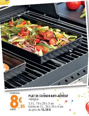 E.Leclerc Plat de cuisson anti-adhésif offre
