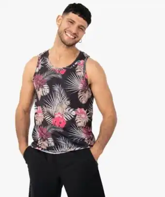 Gémo Débardeur homme à motifs fleuris vue1 - gemo (homme) - gemo offre